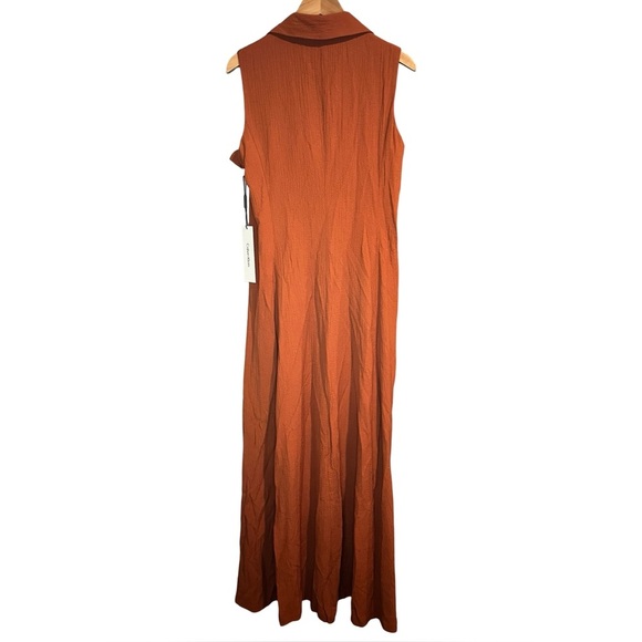 NWT Calvin Klein Textured Drawstring-Waist Dress - Picture 8 of 10